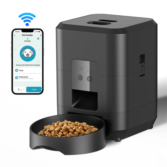 Smart Pet Feeder Automatic 2L: Timed Quantitative Dispenser
